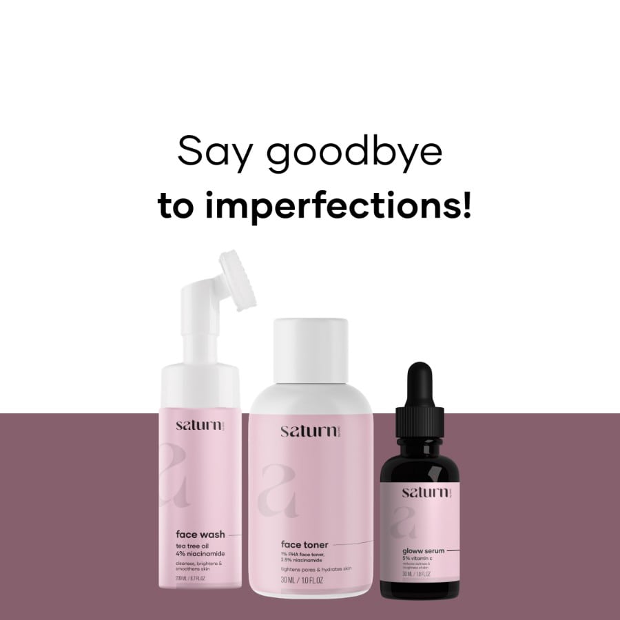 Spotless Skin Kit (Foaming Face Wash, Face Toner for Oily Skin & Vitamin C Serum)