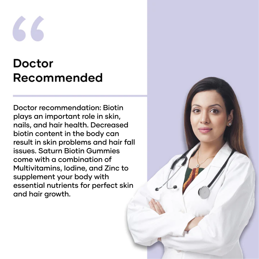 Biotin Gummies for Skin, Hair & Nails (30N)