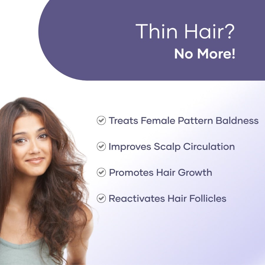 Minoxidil Solution for Hair Growth (60 ml) | Controls Hairfall