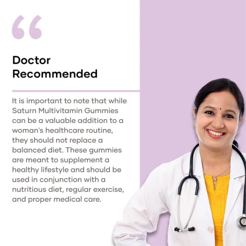 Multivitamin Gummies for Women | Powered With Multiviatmins, Zinc & Folic Acid (30N)