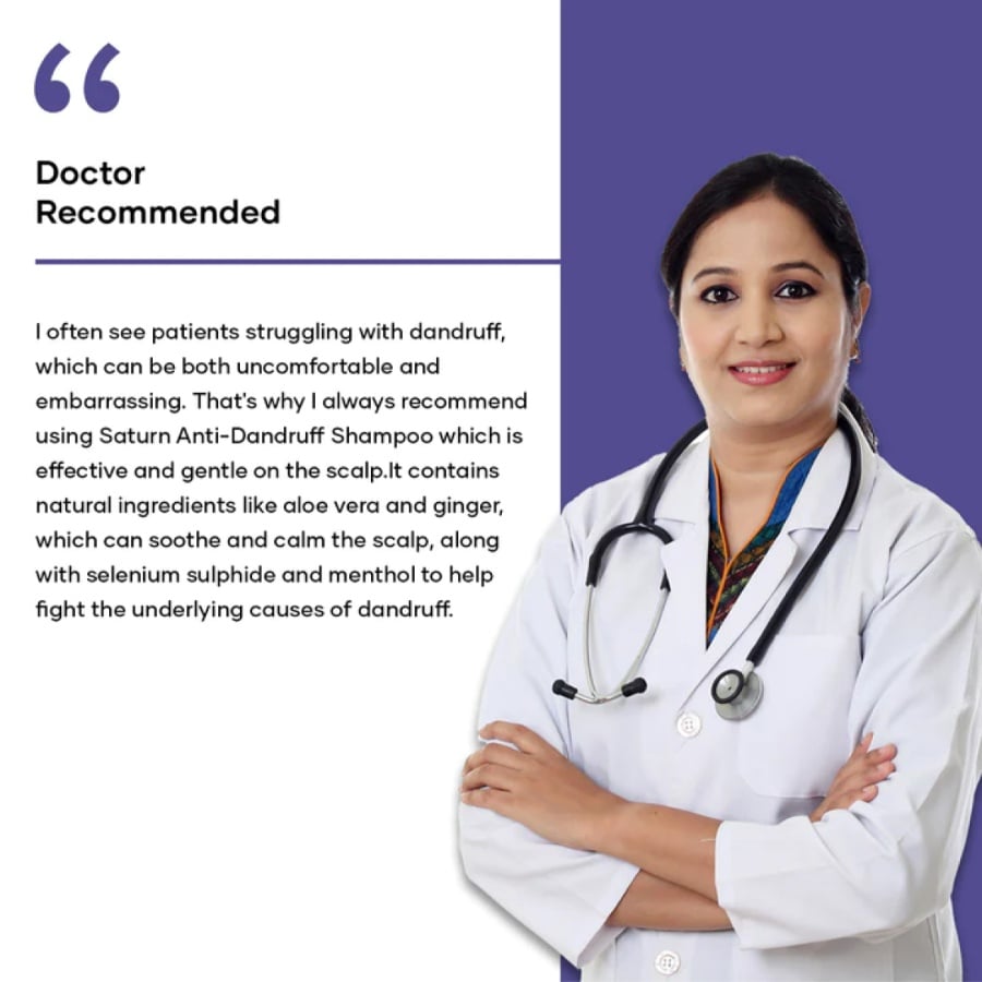 Saturn Anti-Dandruff Shampoo With Tea Tree Essence & Ginger Oil