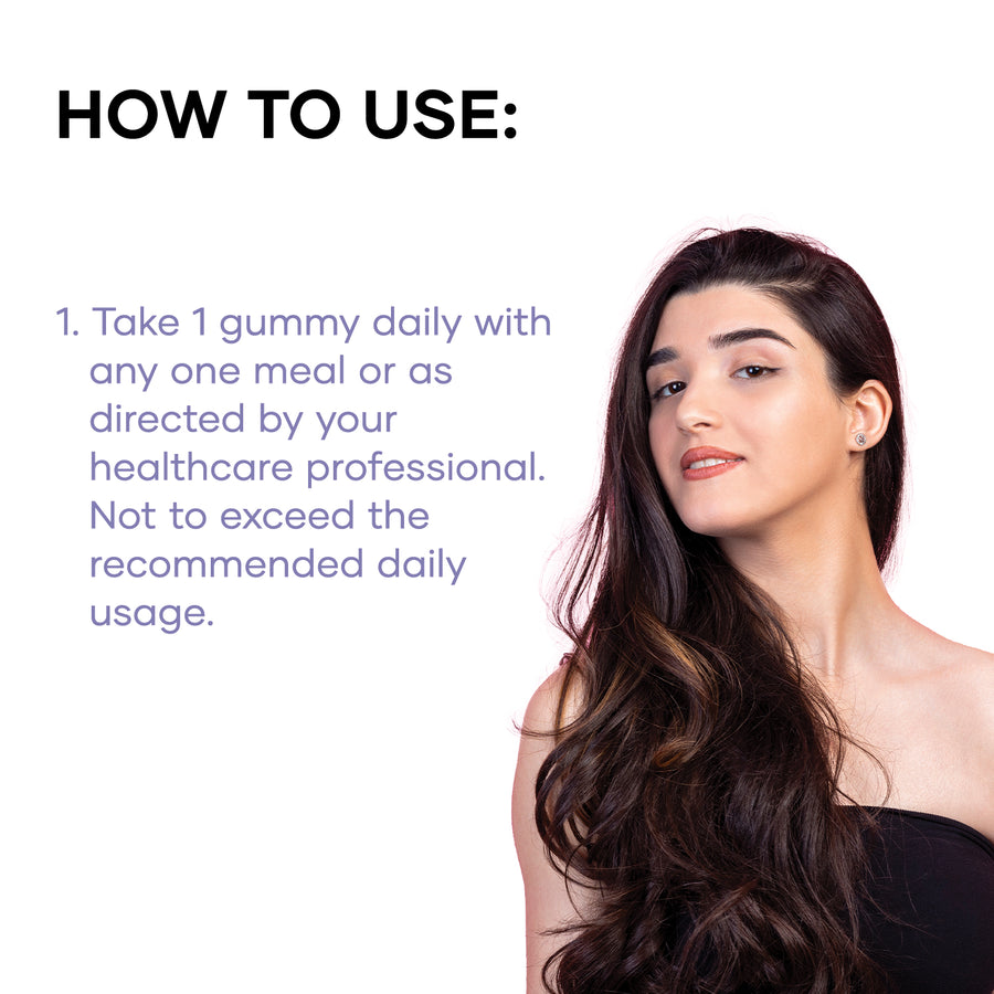 Biotin Gummies for Skin, Hair & Nails (30N)