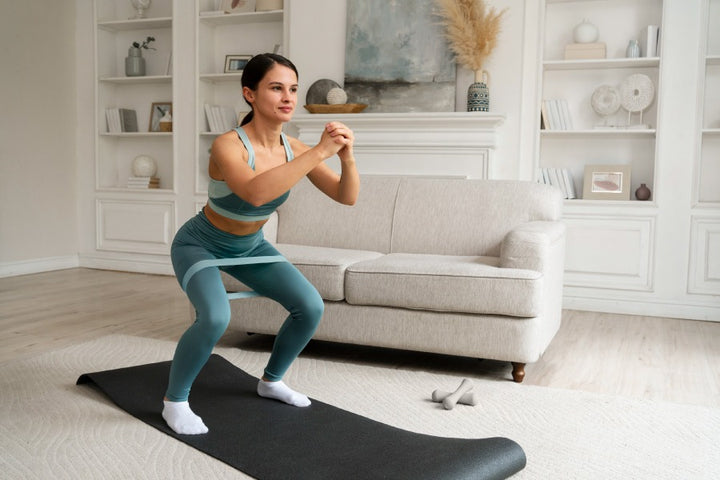 a woman doing exercise inside her house | Best Fitness Tips for Housewives