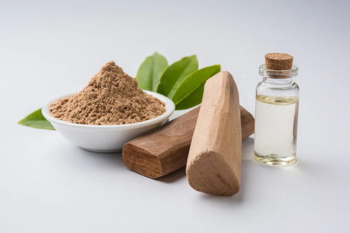sandalwood in a bowl | sandalwood powder | benefits of chandan