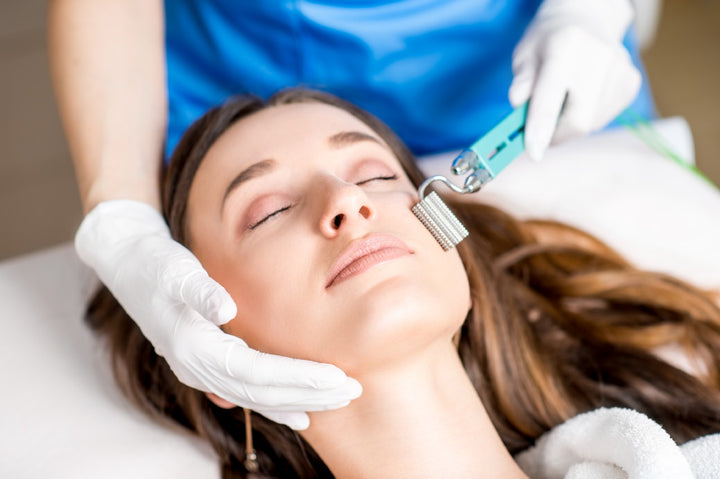 a woman taking derma-rolling treatment | Uses and benefits of Derma Roller