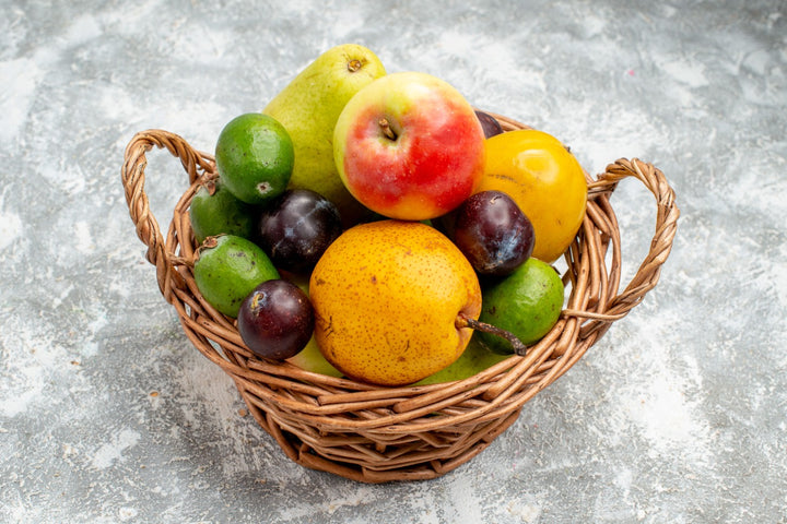 a basket of fruits