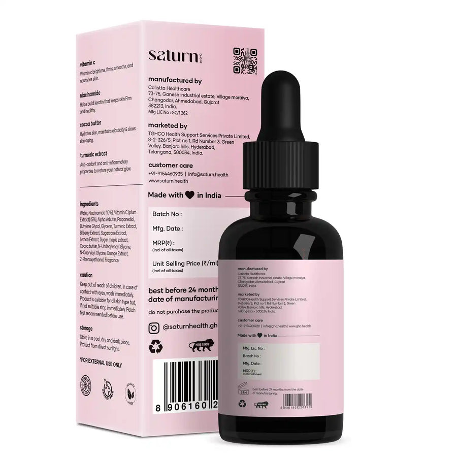 Nia-C Gloww Serum With 10% Niacinamide