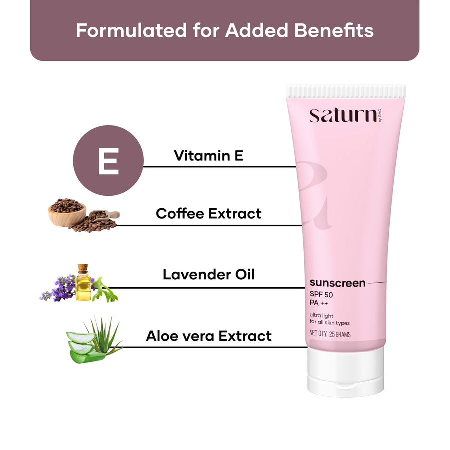 SPF 50 Anti-Pollution Sunscreen With Vitamin E (25 Grams)